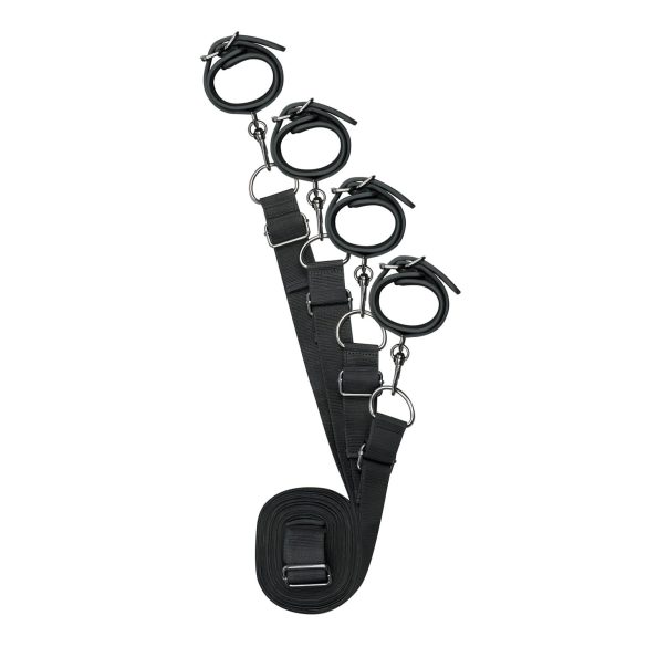 Easytoys - Fessel-Set fürs Bett (Schwarz)