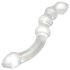 Rimba Dolly - Wellenförmiger Glas-Anal-Dildo (Transparent)
