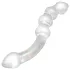 Rimba Dolly - Wellenförmiger Glas-Analplug (transparent)