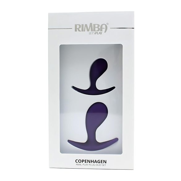 Rimba Copenhagen - Analdildo-Set - Lila (2 Stk.)