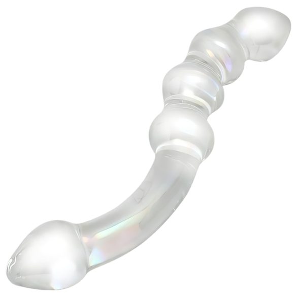 Rimba Xena - Doppelglas-Dildo (transparent)