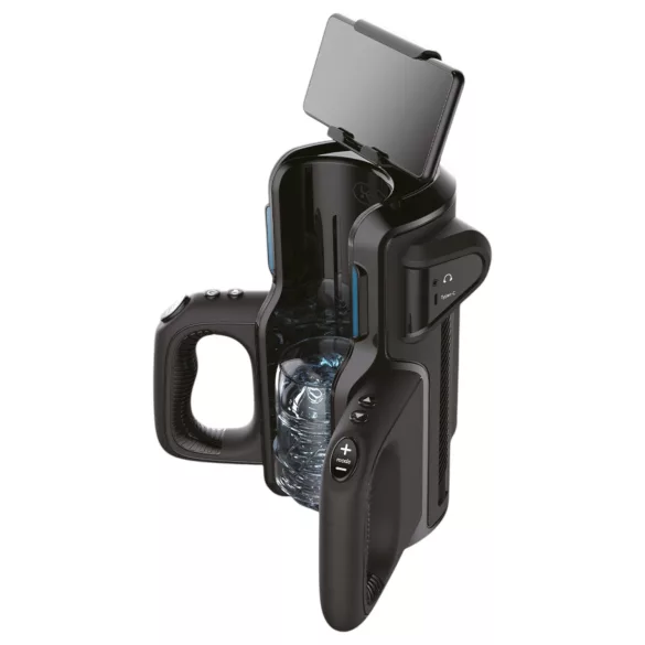 LETEN SM 500 - Auf- und Ab-Wichser mit Handyhalter (schwarz)