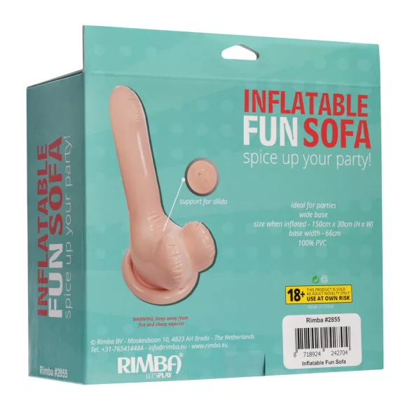 Aufblasbarer Spaß - aufblasbares Penissofa - 66cm