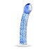 Gildo Glas Nr. 5 - Spiral Dildo (transparent-blau)