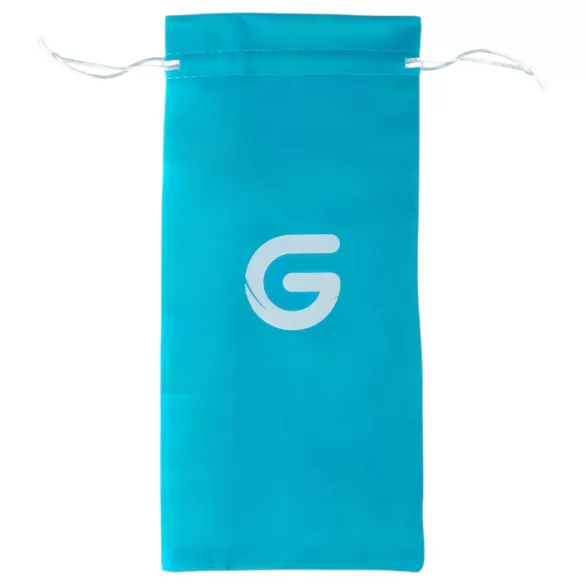 Gildo Glass Nr. 5 - Spiralglasdildo (transparent-blau)