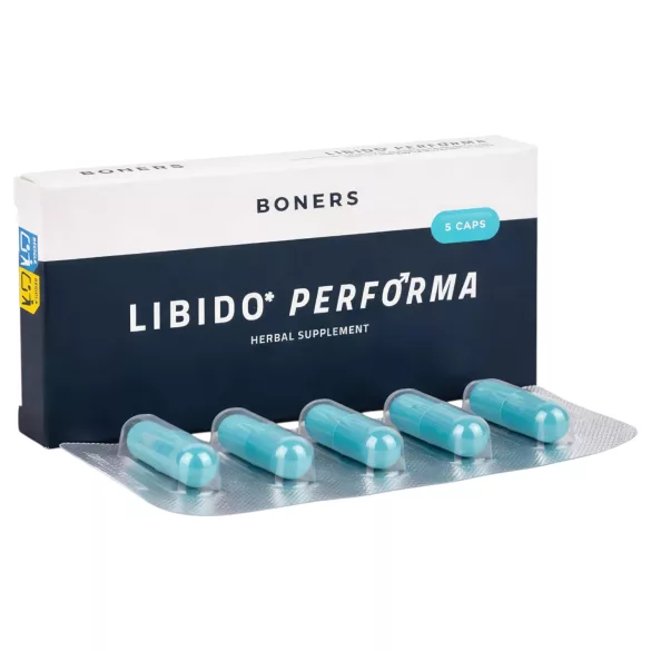 Boners Libido Performa - Nahrungsergänzungskapseln für Männer (5 Stk.)