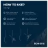Boners - Silikon Penisringe Set - 3 St. (grau)
