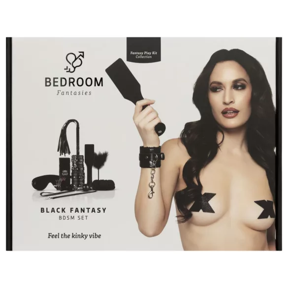 Secret Pleasure Chest - Fortgeschrittenes 14-teiliges BDSM-Set (schwarz)