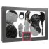 LoveBoxxx I Love Black - Vibratorisches Bondage-Set (6-teilig)