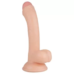   Real Fantasy Vince - Dildo mit Hoden und Vorhaut - 19,5cm (natur)