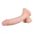 Real Fantasy Derek - lebensechter Dildo mit Hoden - 22cm (natur)