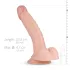 Real Fantasy Derek - lebensechter Dildo mit Hoden - 22cm (natur)