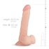 Real Fantasy Felix - naturgetreuer Dildo mit Hoden - 22cm