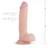 Real Fantasy Glynn – realistischer Dildo mit Hoden - 25 cm (natur)