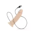 Real Fantasy Winston - Saugfuß-Vibrator - 19cm (natur)