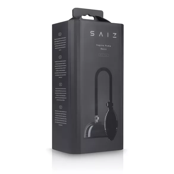 Saiz Basic - Vaginapumpe (transparent-schwarz)