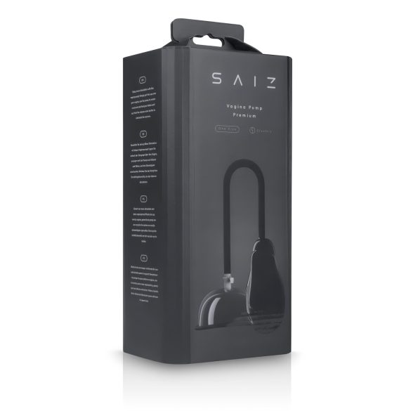 Saiz Premium - Automatische Intim-Pumpe (Transparent-Schwarz)