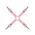 Geheime Lusttruhe - Fortgeschrittenes BDSM-Set - 14-teilig (Rosa)
