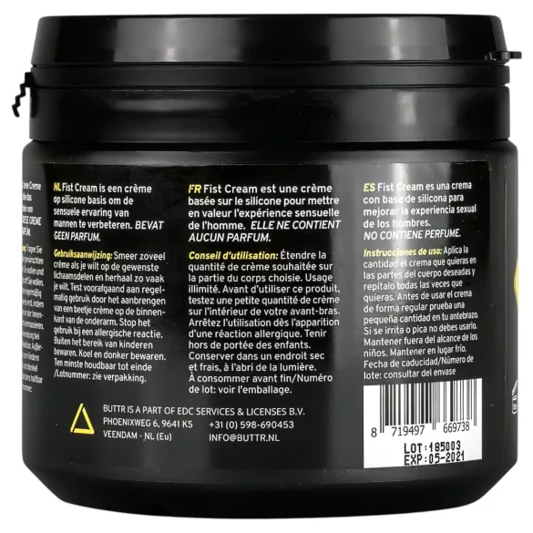 BUTTR Fisting Cream - Faustreit-Gleitcreme (500ml)