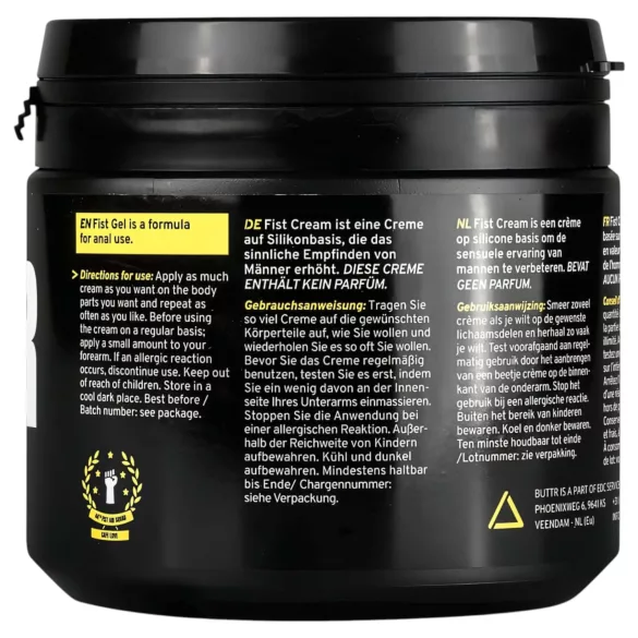 BUTTR Fisting Cream - Faustreit-Gleitcreme (500ml)
