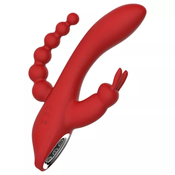 Red Revolution Hera - Akku, wasserfester 3-fach Vibrator (Rot)