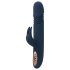 Göttin Zephyros - Wasserdichter Stoßvibrator mit Klitoralarm (Blau)