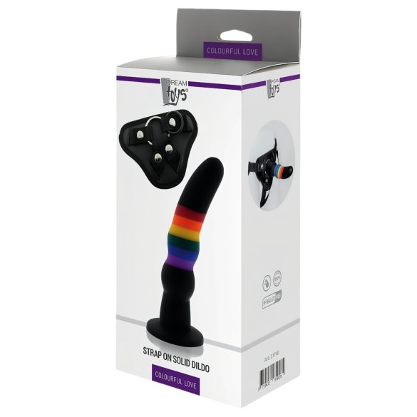 Colorful Love - Farbiger Strap-On Dildo