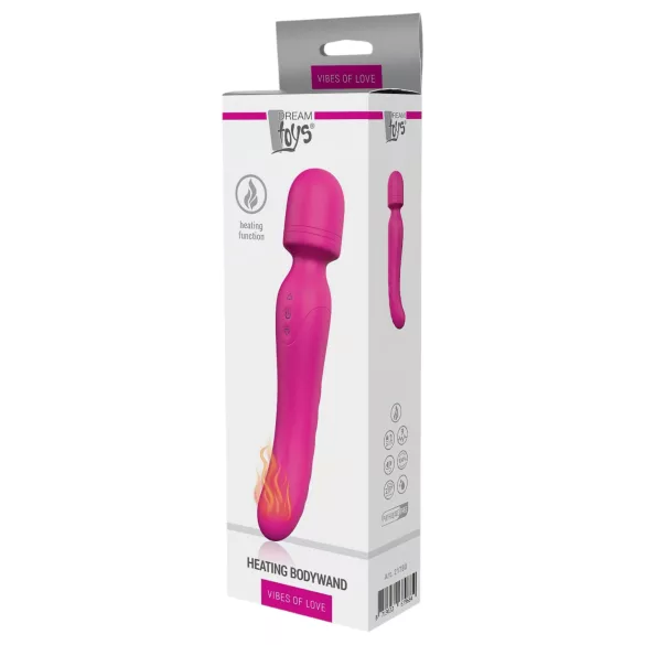 Vibes of Love Wand - Akku-Heiz-Massagestab (Pink)