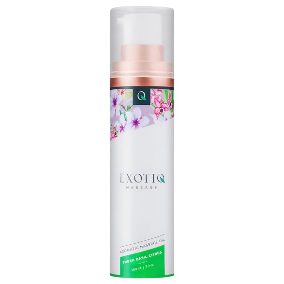 Exotiq - Duftendes Massageöl - Basilikum-Zitrone (100 ml)