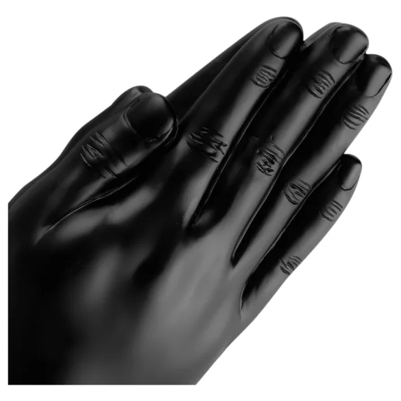 BUTTR Double Trouble - Saugnapf-Fistingdildo (schwarz)