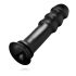 BUTTR Madbull Muzzl - Saugnapf-Dildo (schwarz)