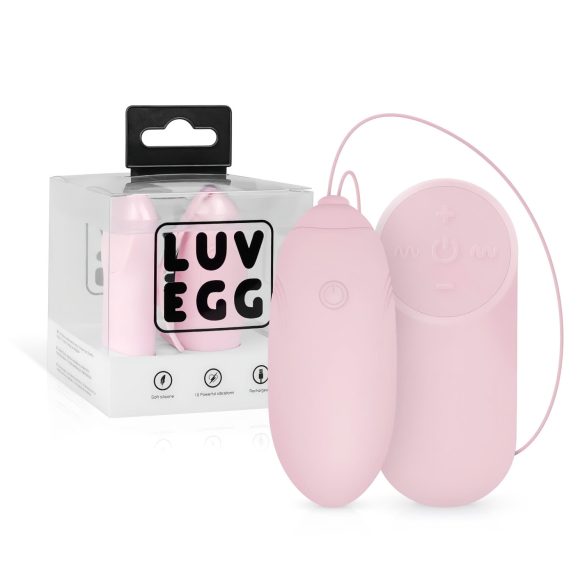 LUV EGG - Akku-betriebenes, drahtloses vibrierendes Ei (Pink)