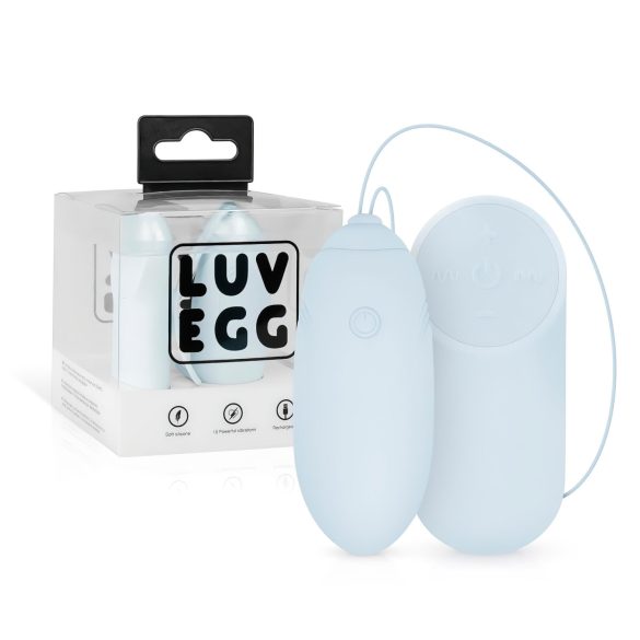 LUV EGG - Wiederaufladbares, kabelloses Vibroeier (Blau)