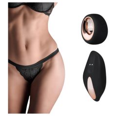   Pantyrebel - Schnurloser, radioaktivier Vibrations-Tanga - Schwarz (S-L)