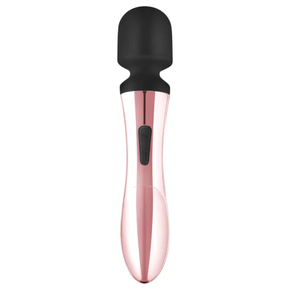 Rosy Gold Wand Curve - Akku Massagestab-Vibrator (Roségold)