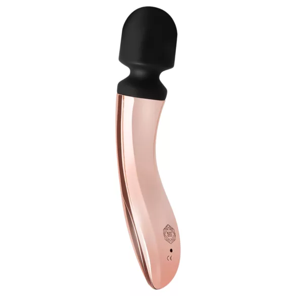 Rosy Gold Wand Curve - Akku Massagestab-Vibrator (Roségold)