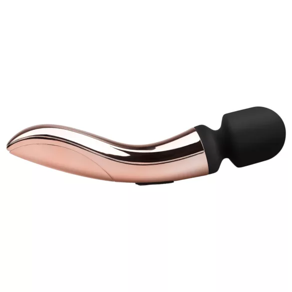 Rosy Gold Wand Curve - Akku Massagestab-Vibrator (Roségold)