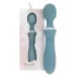 Bloom Orchid Wand - Wiederaufladbarer Massagevibrator (türkis)