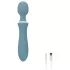 Bloom Orchid Wand - Wiederaufladbarer Massagevibrator (türkis)