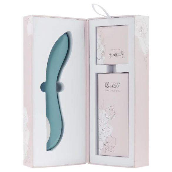 Bloom Rose - Akku-G-Punkt-Vibrator aus Silikon (Türkis)