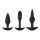 Easytoys Vergnügungs-Set - Vielseitiges Anal-Plug-Set (Schwarz)