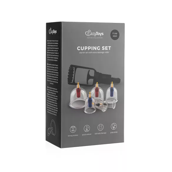 Easytoys Cupping - Saugnapf-Set (6-teilig)
