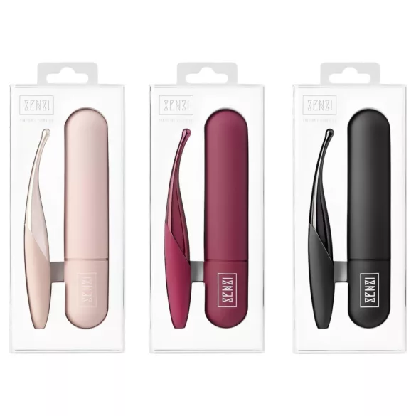 Senzi - Akku, wasserdichter Klitoris Vibrator (Schwarz)