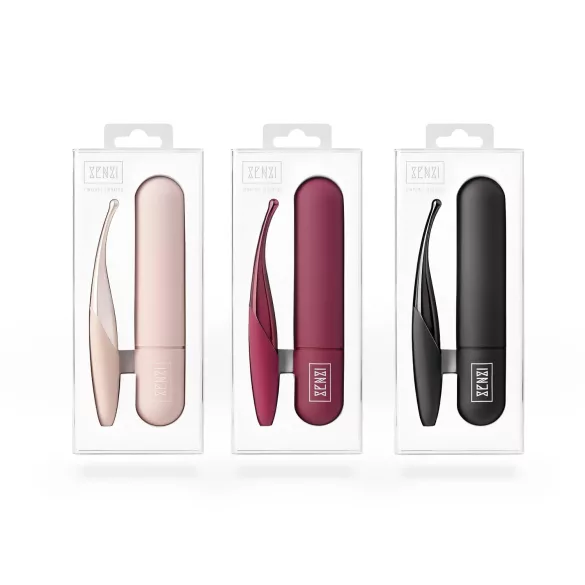 Senzi - wiederaufladbarer, wasserdichter Klitorisvibrator (rot)