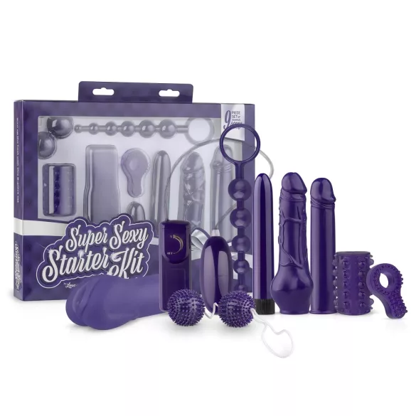 LoveBoxxx Super Sexy - Vibrations-Set (9-teilig)