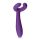 Easytoys Paar - Wiederaufladbarer, Wasserdichter Paarvibrator (Lila)