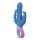 PMV20 Vice Double - Rotierender, dreizackiger Vibrator (Blau)