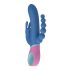 PMV20 Vice Double - Rotierender, dreizackiger Vibrator (Blau)