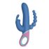 PMV20 Vice Double - Rotierender, dreizackiger Vibrator (Blau)