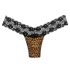 Panthra Tania - vibrierender Slip (Leoparden-schwarz)